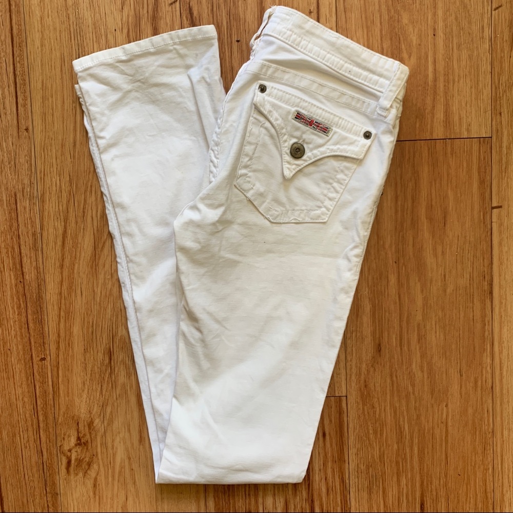 White Hudson jeans size 26